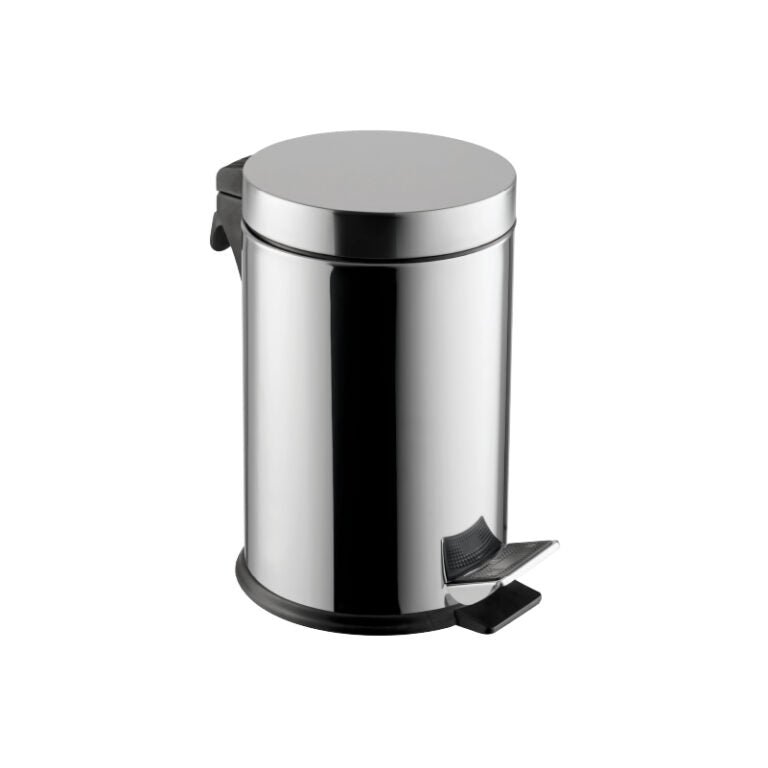 GARBAGE BUCKET WITH PEDAL - White - 3 Liters