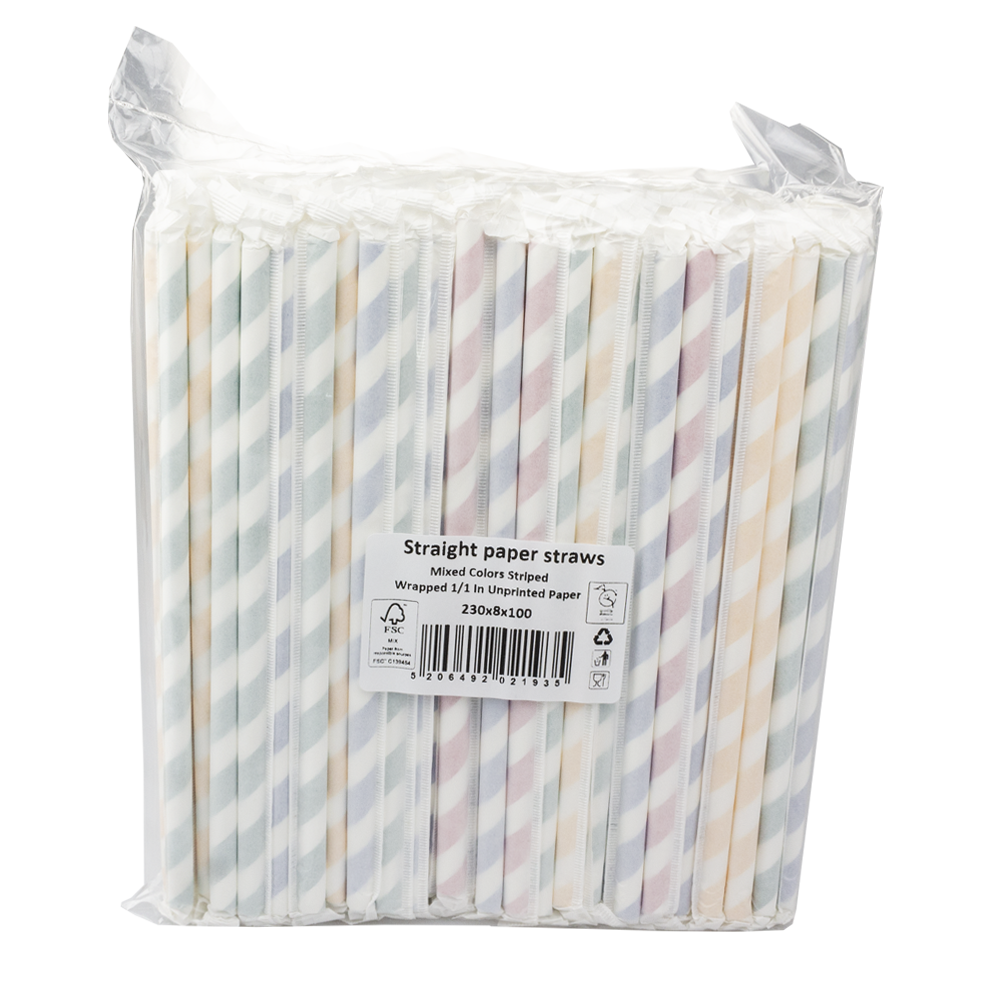 Palhinha RETA DE PAPEL MULTI-CORES 0,8X23CM (Embalagem Individual)