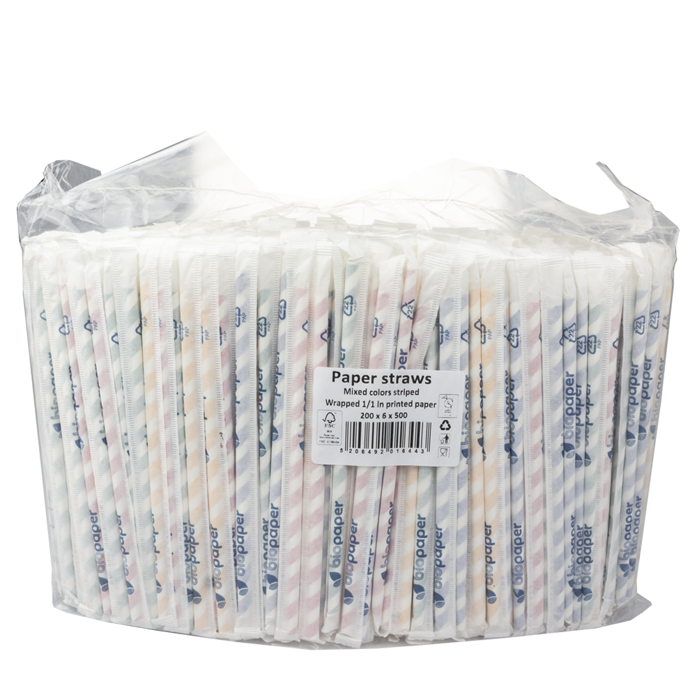 Palhinha RETA DE PAPEL MULTI-CORES 0,6X20CM (Embalagem Individual)
