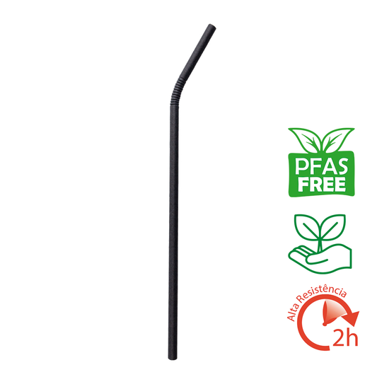 Palhinha FLEXÍVEL DE PAPEL PRETA 0,58X22CM