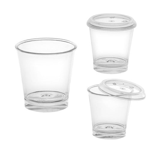 SHOT IBERICO Cup In PS With Lid 3CL (30ML)