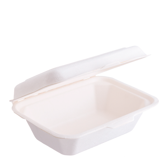 CAIXA FIBRA CANA DE AÇÚCAR BRANCA 18×13,5CM COM TAMPA INCORPORADA