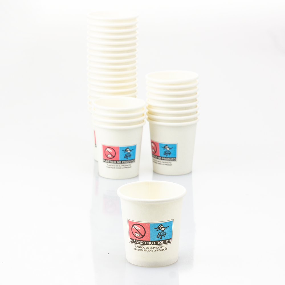 Vaso de cartón (CARTÓN) SHOT/PROOF Blanco 3CL (30ML/1OZ)