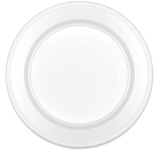PRATO EM PS BRANCO Ø23CM (230MM)