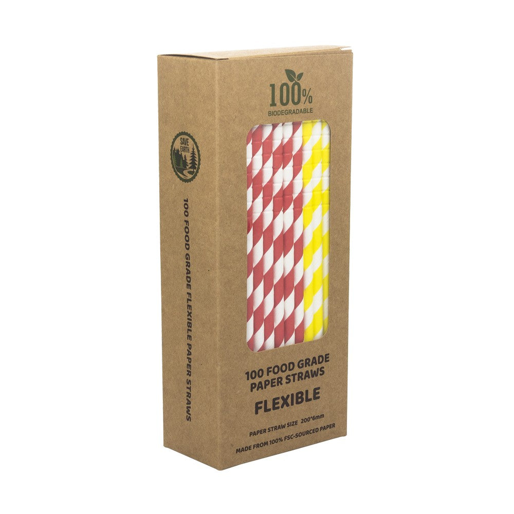 Palhinha FLEXÍVEL DE PAPEL ÀS RISCAS 0,6x20CM (Sortido)