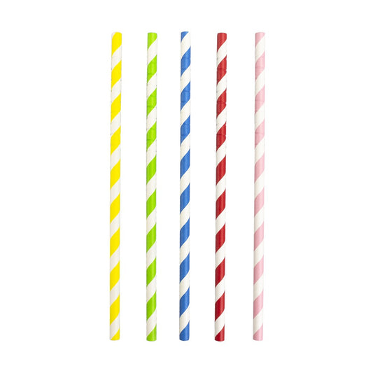 Palhinha FLEXÍVEL DE PAPEL ÀS RISCAS 0,6x20CM (Sortido)