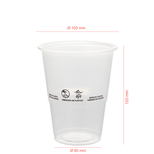 BEER GLASS IN PP 40CL (400ML)
