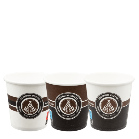 COPO DE PAPEL (CARTÃO) PREMIUM COFFEE 12CL (120ML/4OZ)