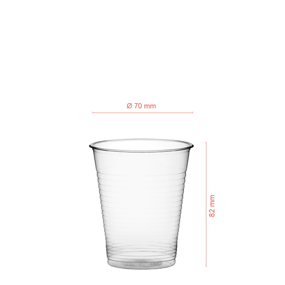Vaso de AGUA o ZUMO en PP 20CL (200ML)