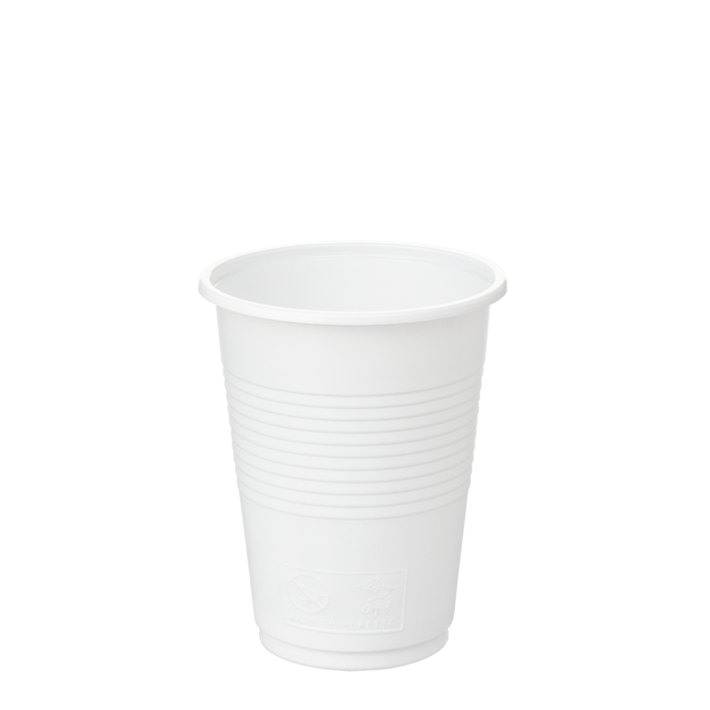 Vaso de PP blanco de 20 cl (200 ml)