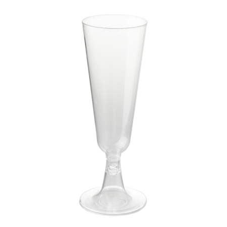 COPO FLUTE EM PS TRANSPARENTE 15CL (150ML)