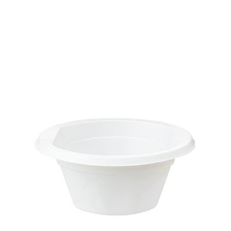 TIGELA EM PS BRANCA 25CL (250ML)