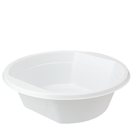 TIGELA EM PS BRANCA 50CL (500ML)