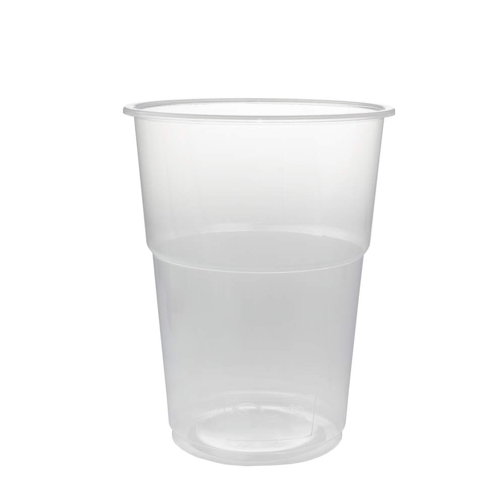 COPO CERVEJA REUTILIZÁVEL EM PP TRANSPARENTE 50CL (500ML)