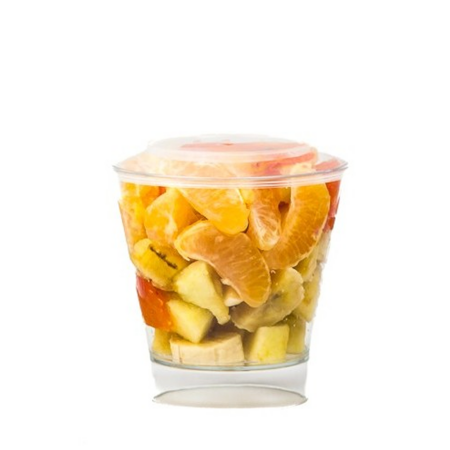 COPO CÓNICO EM PS COM TAMPA 20CL (200ML)