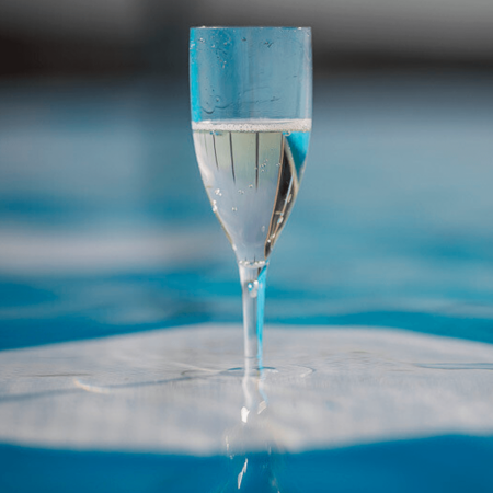 Copo FLUTE / CHAMPANHE / ESPUMANTE em PC 15 cl (150 ml)