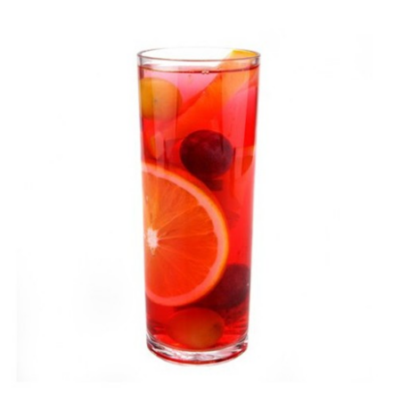 COPO TUBO EM PC COM FUNDO DE LUPA 30CL (300ML)