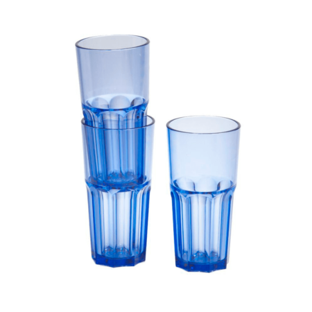 COPO GRANITY EM PC AZUL 22CL (220ML)