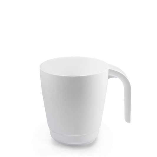 Taza de PC blanca de 30 cl (300 ml)