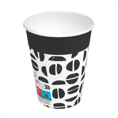 COPO DE PAPEL (CARTÃO) BEBIDAS QUENTES 1 PAREDE JAVA 36CL (360ML)