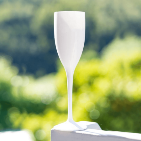 Copo FLUTE em PC Branco 15 cl (150 ml )