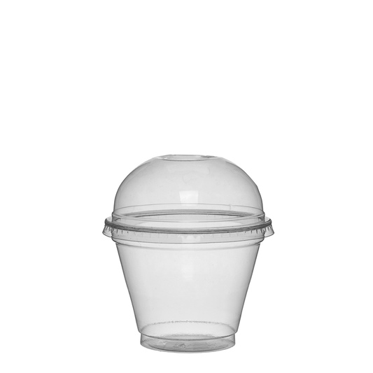 Taça (COPO) Em rPET Com Tampa Oval Sem Furo 28CL (280ML)