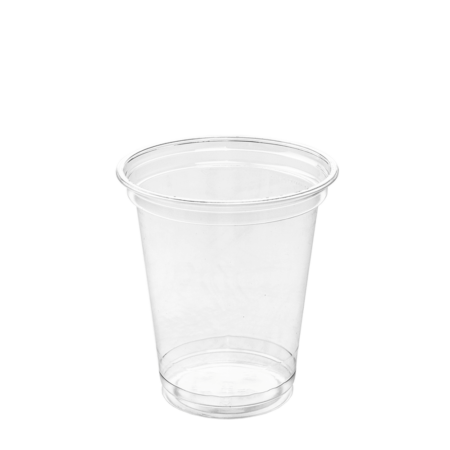 TAÇA (COPO) EM rPET COM TAMPA OVAL COM FURO 42,5CL (AFERIDO A 30CL)