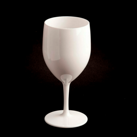 Copo VINHO / ÁGUA em PC Branco 25 cl (250 ml)