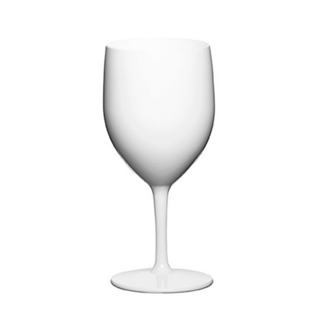 Copo VINHO / ÁGUA em PC Branco 25 cl (250 ml)