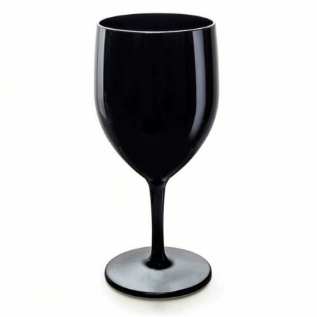 Copo VINHO / ÁGUA em PC Preto 25 cl (250 ml)