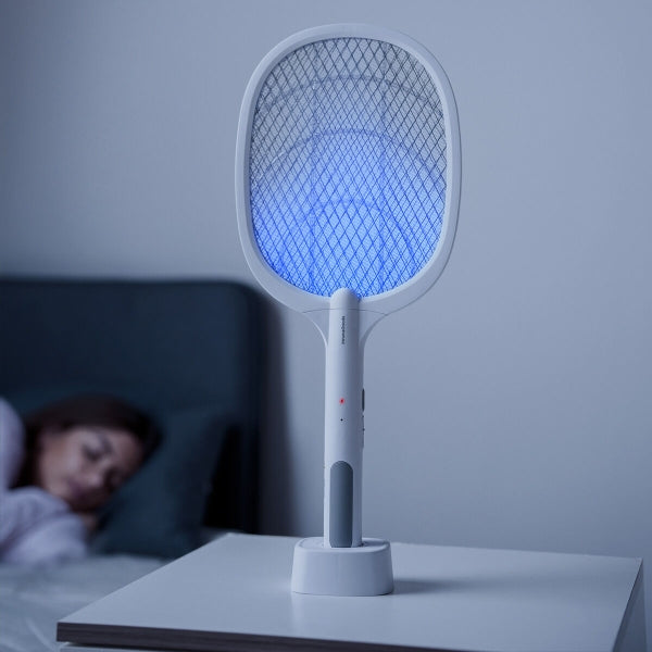 Raquete para Matar Insetos Recarregável com Luz UV 2 em 1 Elecfly