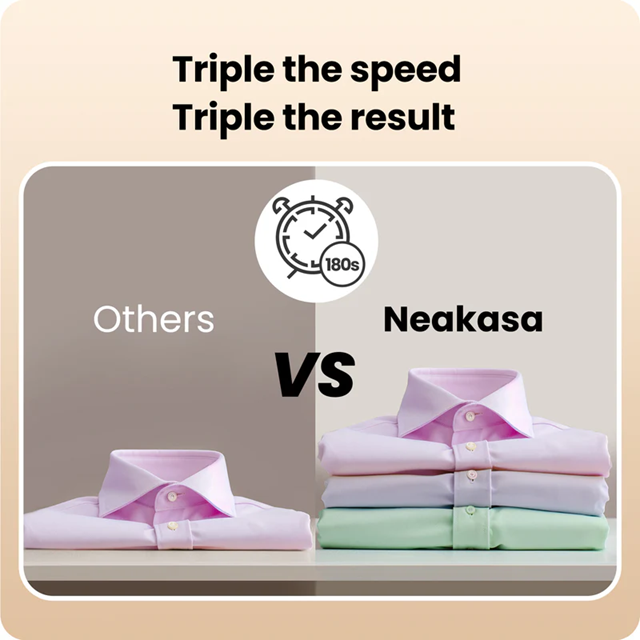 Neakasa Magic 1 - Vaporizador e Ferro de Passar 2 em 1 - Portátil para Viagens Pronto para Vestir