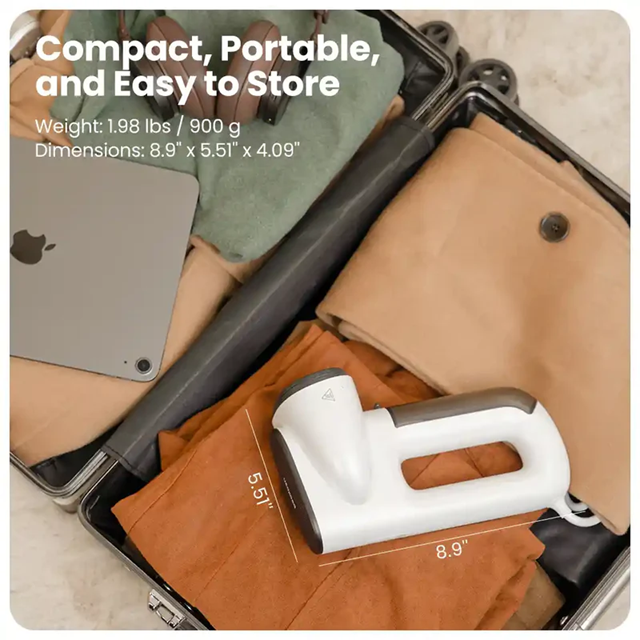 Neakasa Magic 1 - Vaporizador e Ferro de Passar 2 em 1 - Portátil para Viagens Pronto para Vestir
