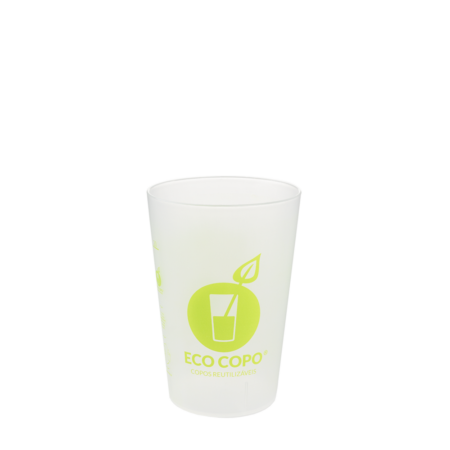 ECO COPO EM PP COM LOGO “ECOCOPO” 20CL (200ML) / 25CL