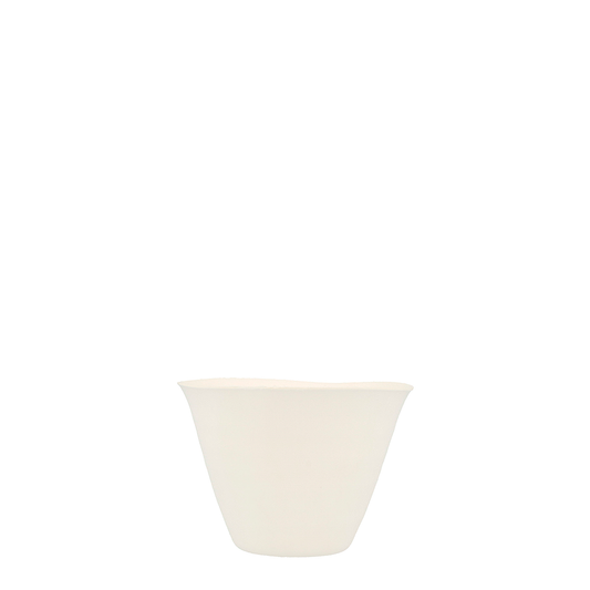 FIBRA DE CAÑA DE AZÚCAR Blanca Vaso 17.5CL (175ML)