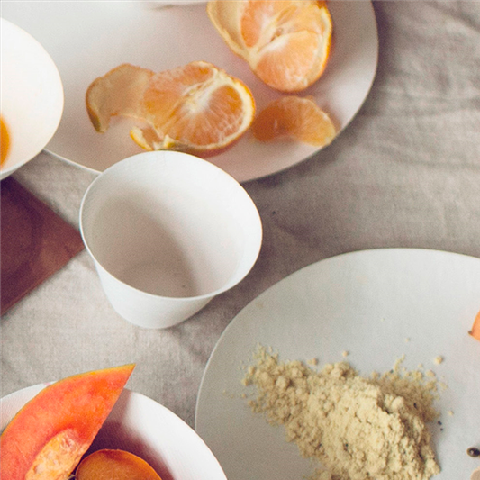 FIBRA DE CAÑA DE AZÚCAR Blanca Vaso 17.5CL (175ML)