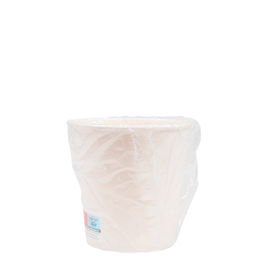 COPO DE PAPEL (CARTÃO) BRANCO EMBALADO INDIVIDUALMENTE 24CL (240ML/8OZ)
