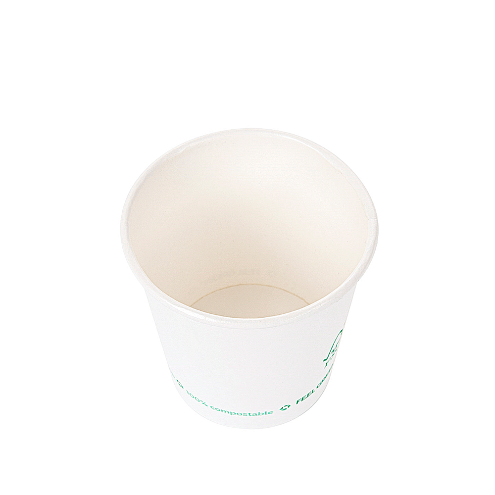 Copo de Papel (CARTÃO) PLASTIC FREE Branco 12CL (120ML)