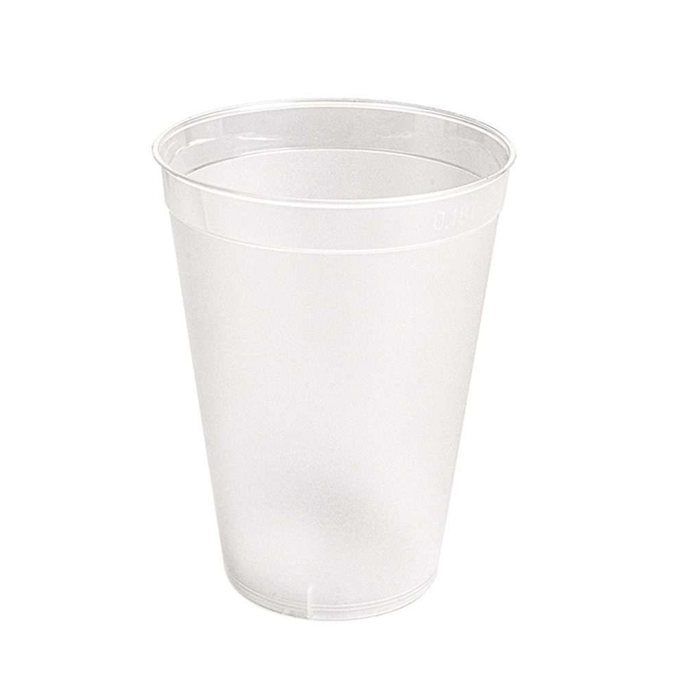 COPO REUTILIZÁVEL EM PP 18CL (180ML)
