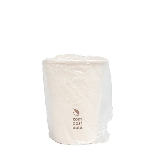 COPO DE PAPEL BRANCO EMBALADO INDIVIDUALMENTE 36CL (360ML)