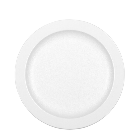 PRATO EM PP BRANCO Ø18CM