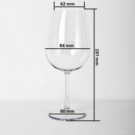 Copa Tritan para VINO/AGUA 40 cl (400 ml)