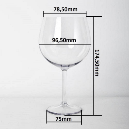 Vaso Tritan para ginebra de 45 cl (450 ml)
