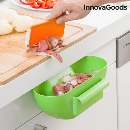 Recipiente Pendurável para Resíduos de Cozinha com Espátula