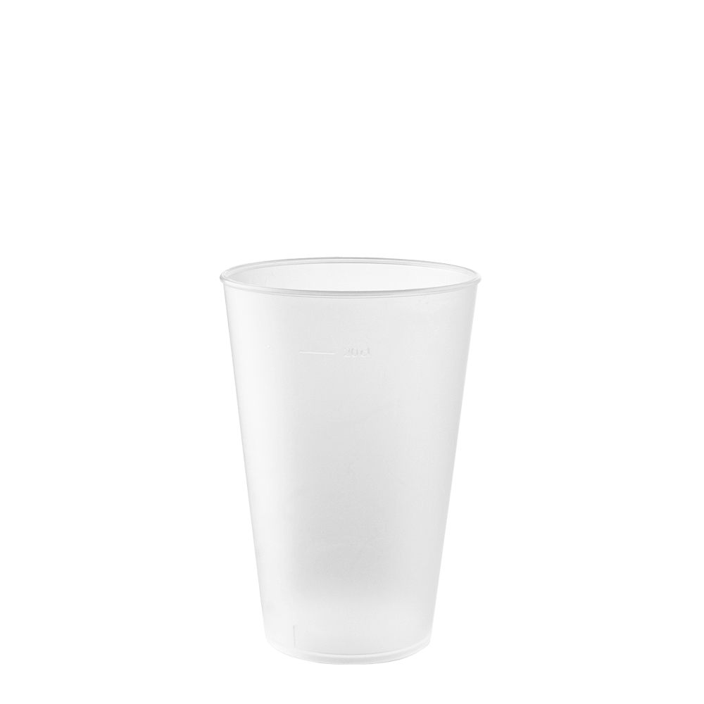 COPO REUSE EM PP 25CL (250ML)