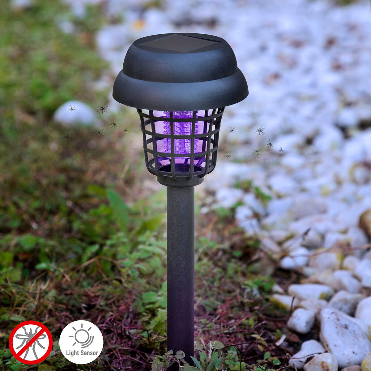 Lâmpada Solar Antimosquitos para Jardim Garlam