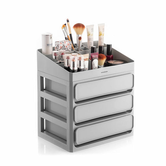 Organizador de Maquilhagem Makeser com 3 Gavetas e 9 Compartimentos
