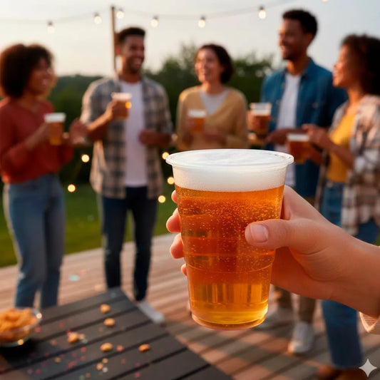 COPO REUTILIZÁVEL EM PP TRANSPARENTE 30CL (300ML)