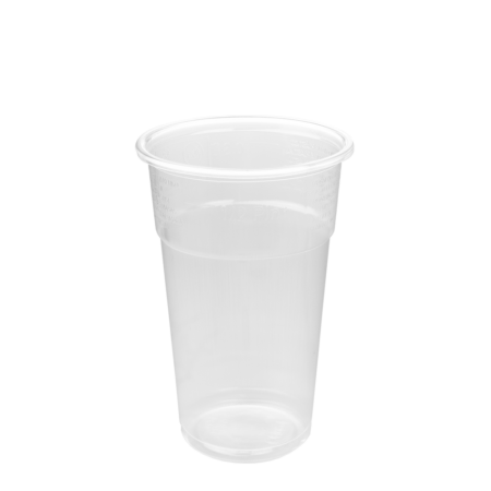 COPO REUTILIZÁVEL EM PP TRANSPARENTE 33CL (330ML)