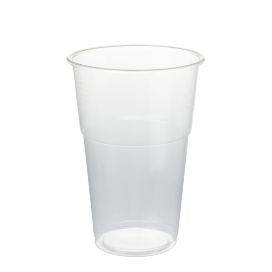 COPO CERVEJA REUTILIZÁVEL EM PP TRANSPARENTE 50CL (500ML)